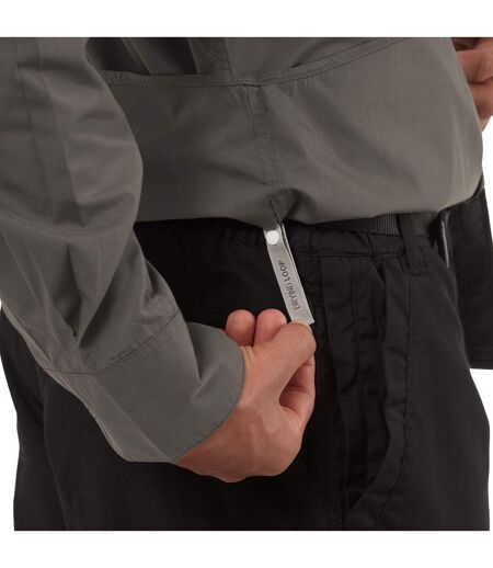 Mens Expert Kiwi Long-sleeved Shirt Carbon Grey Craghoppers