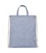 Pheebs Polycotton Drawstring Bag (Heather Blue) (One Size) - UTPF4294