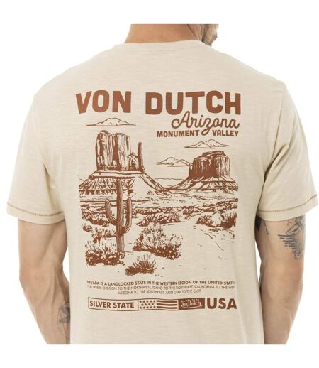 T-shirt homme regular en jersey 170gr print devant&dos Arizo Vondutch