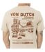 T-shirt homme regular en jersey 170gr print devant&dos Arizo Vondutch-4