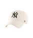 Casquette De Baseball Motif/style New York Yankees Mlb Beige 47-1