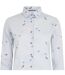 Chemise Motif/style Oiseaux Country Femme Blanc Bleu Musto-3