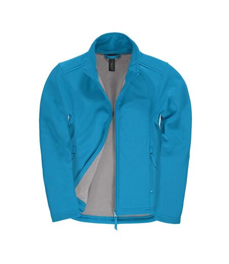 Veste Softshell Femme Bleu Atoll Gris B&C
