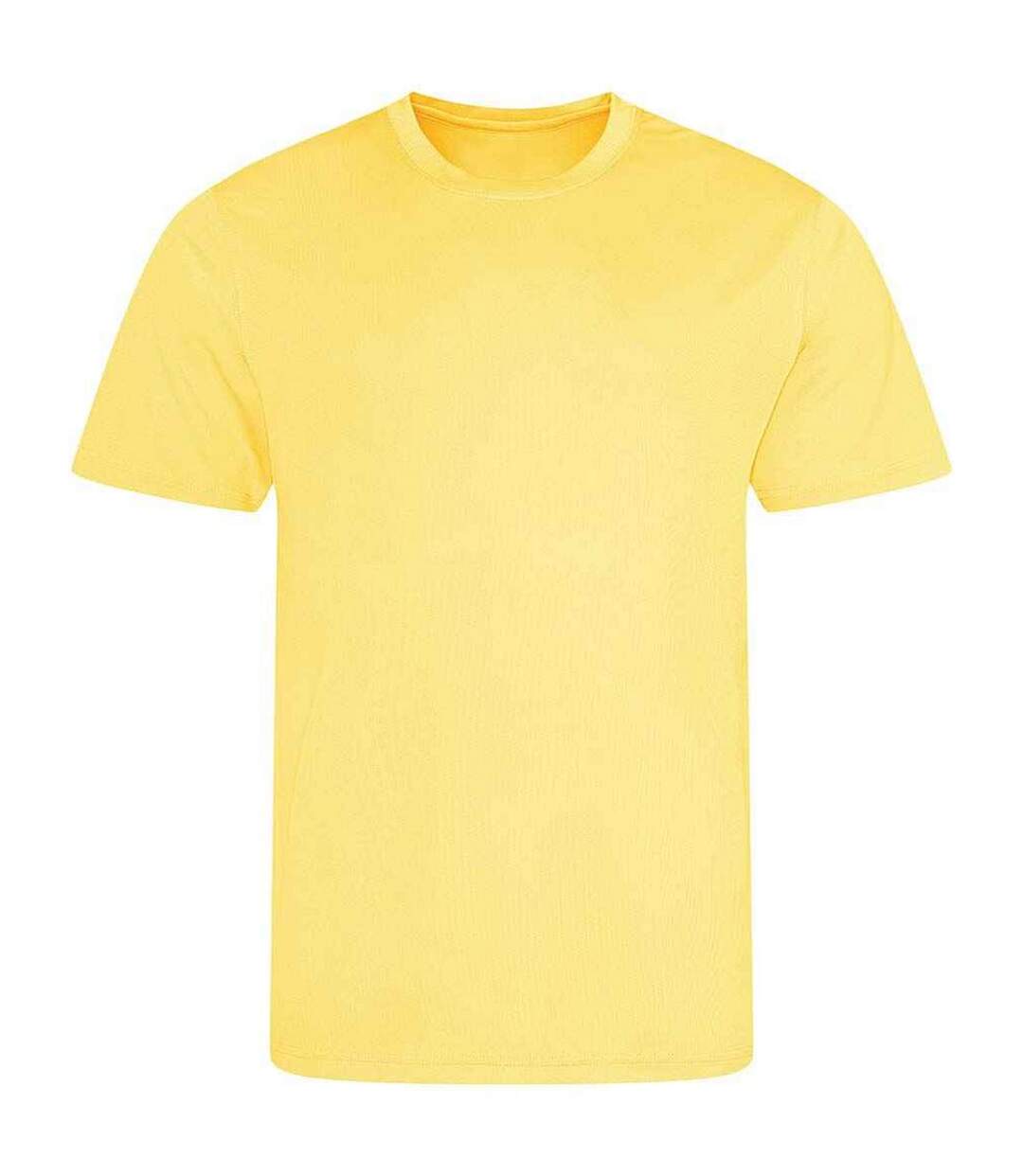 T-shirt homme jaune clair AWDis Cool