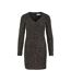 Robe noir à sequin noir femme vila scara - 34-1