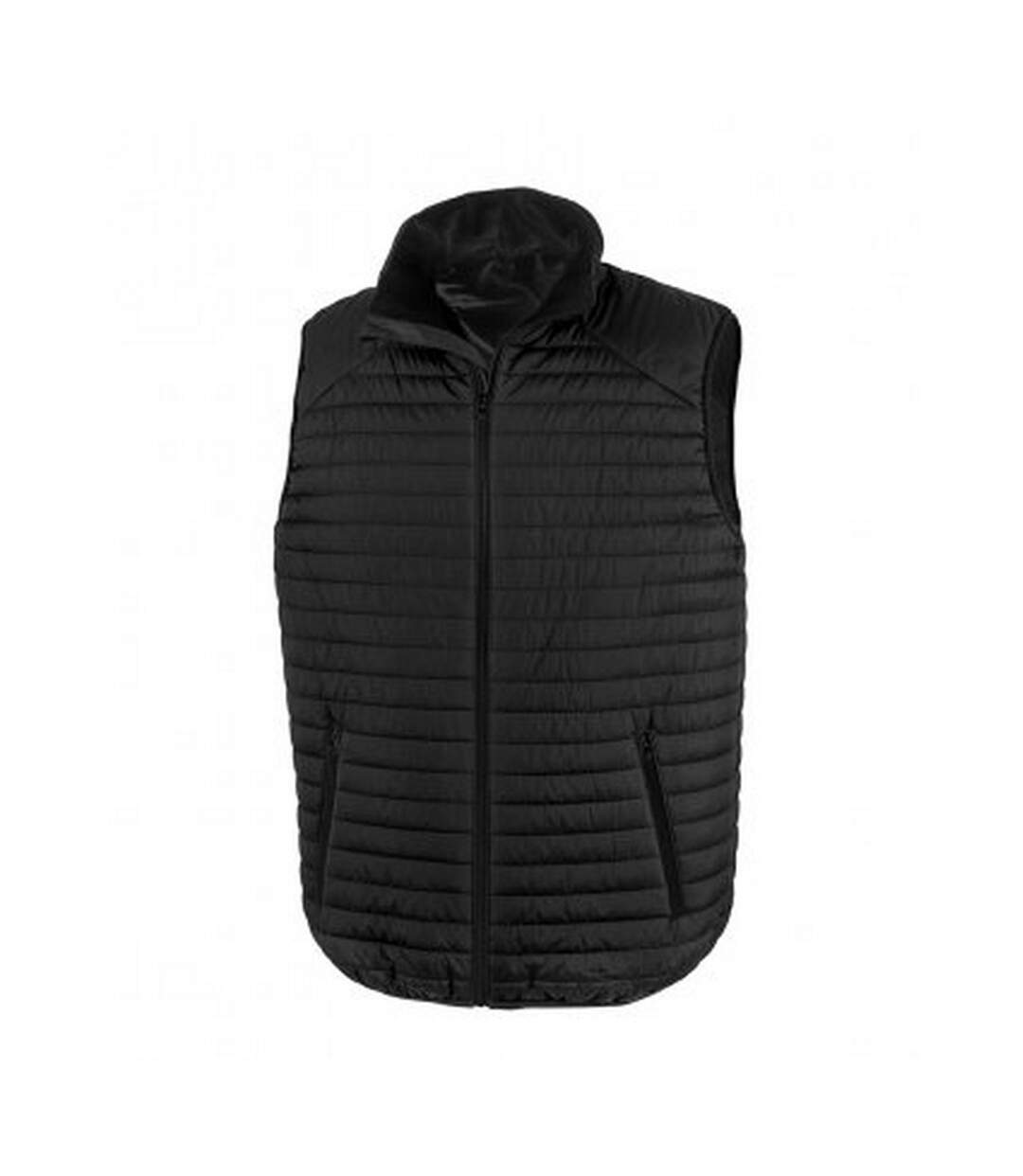 Result Gilet Thermoquilt unisexe pour adultes (Noir) - UTPC3757