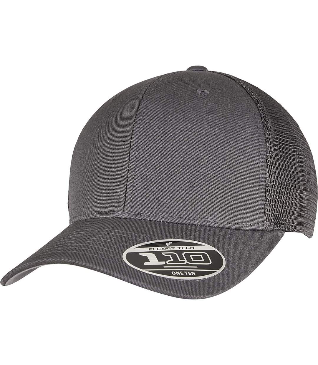 Unisex adult 110 mesh trucker cap charcoal Flexfit-1