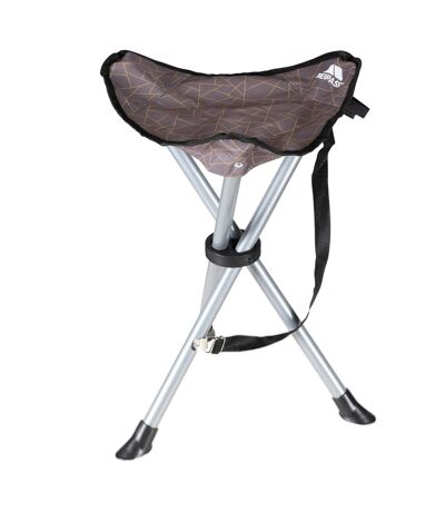 Ritchie tripod camping stool/chair one size storm grey print Trespass