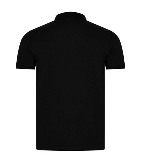 Mens Small Logo Polo Shirt Black Plein Sport