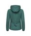 Womens/ladies Pemberton Drawstring Hoodie Pine Green Cutter & Buck-2
