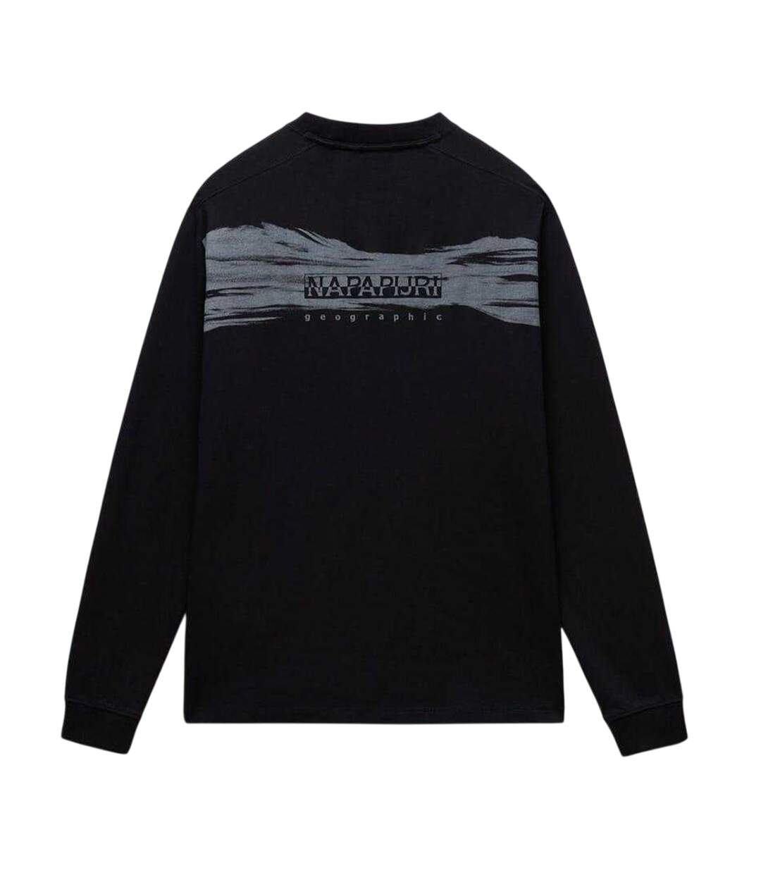 T-shirt Homme Noir Napapijri-3