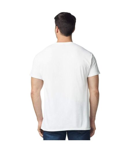 T-shirt Uni Manches Courtes En Coton Adulte Blanc Gildan