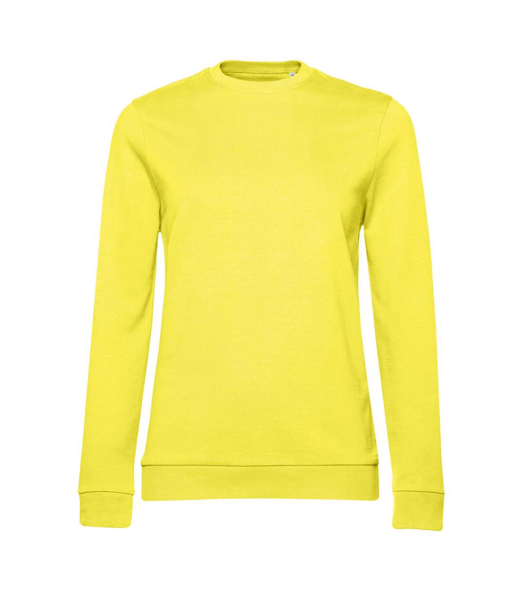 Sweat Femme Jaune Soleil B&C-1