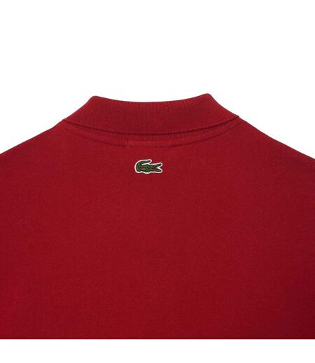 Unisex Adult Mini Pique Stretch Regular Polo Shirt Red Lacoste