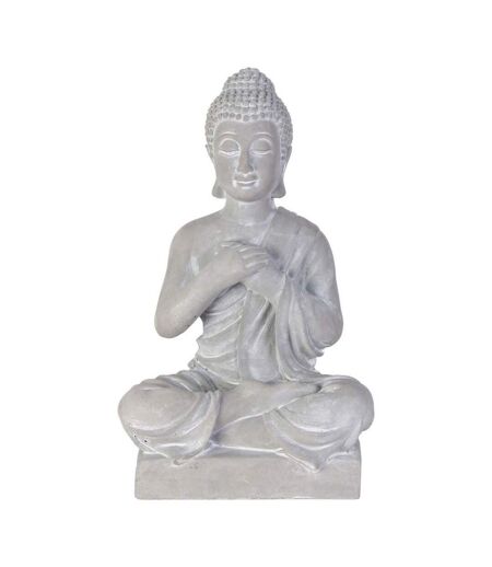 Bouddha assis ciment 27 cm