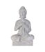 Bouddha assis ciment 27 cm-4