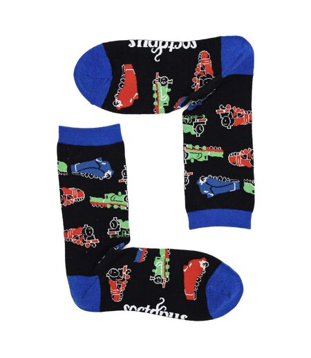 Car Pattern Novelty Unisex Cotton Socks