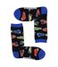 Car Pattern Novelty Unisex Cotton Socks-3