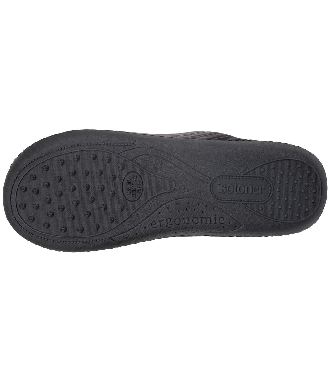 Isotoner Chaussons Mules homme semelle à mémoire de forme-4