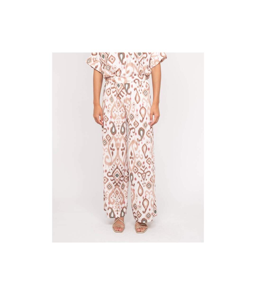 Pantalon fluide motifs ENOLIA - Dona X Lisa-1