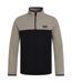 Mens tristan micro quarter zip fleece top flintstone Weird Fish-1