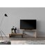 Meuble TV design industriel Ovit - L. 120 x H. 45 cm - Marron