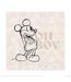 Disney - Imprimé OH BOY (Beige) (40 cm x 40 cm) - UTPM4959