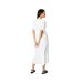 Robe mi-longue femme blanc cassé Principles