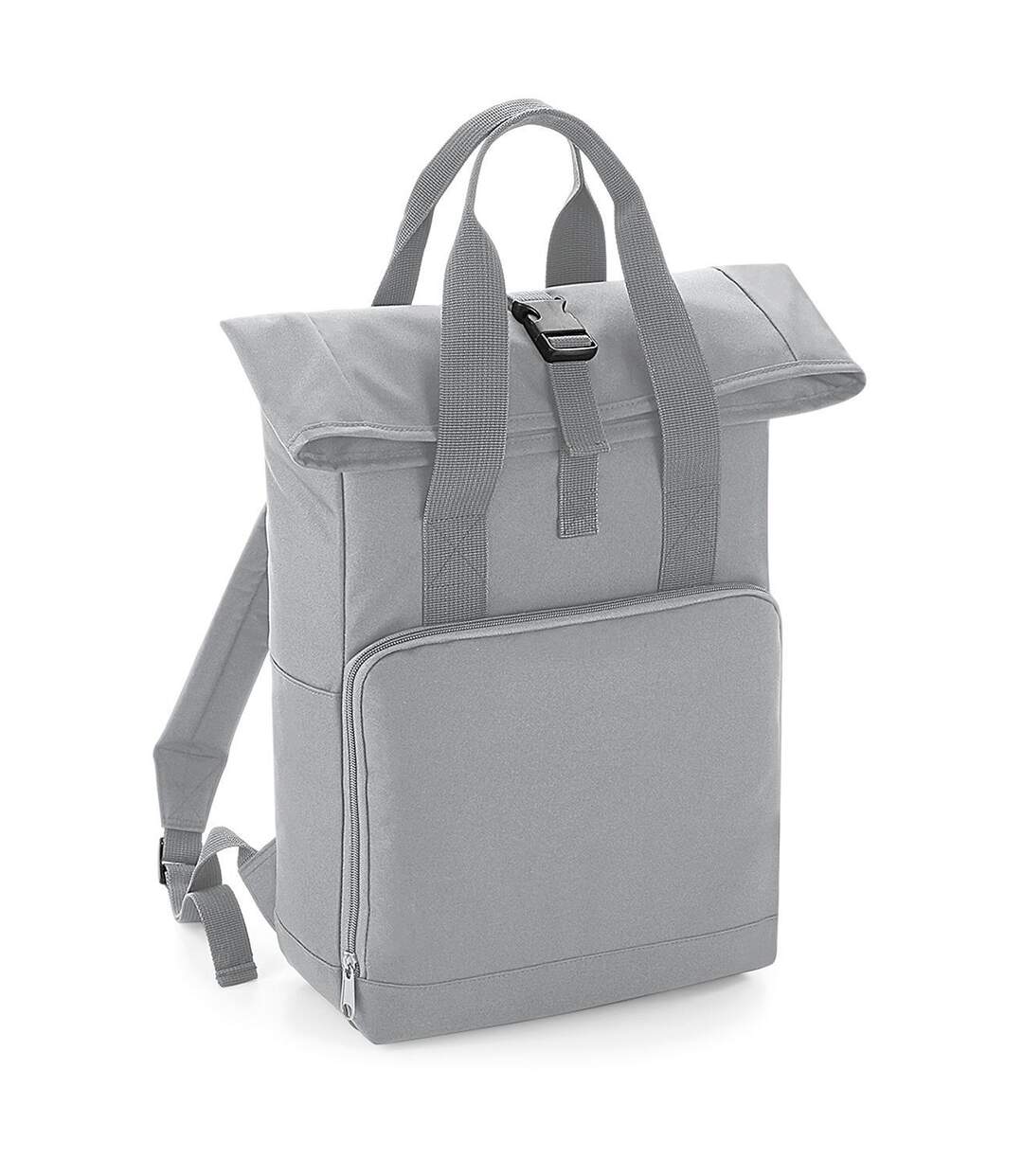 Sac à dos urbain rolltop et poignées - 14 litres - BG118 - gris clair-2