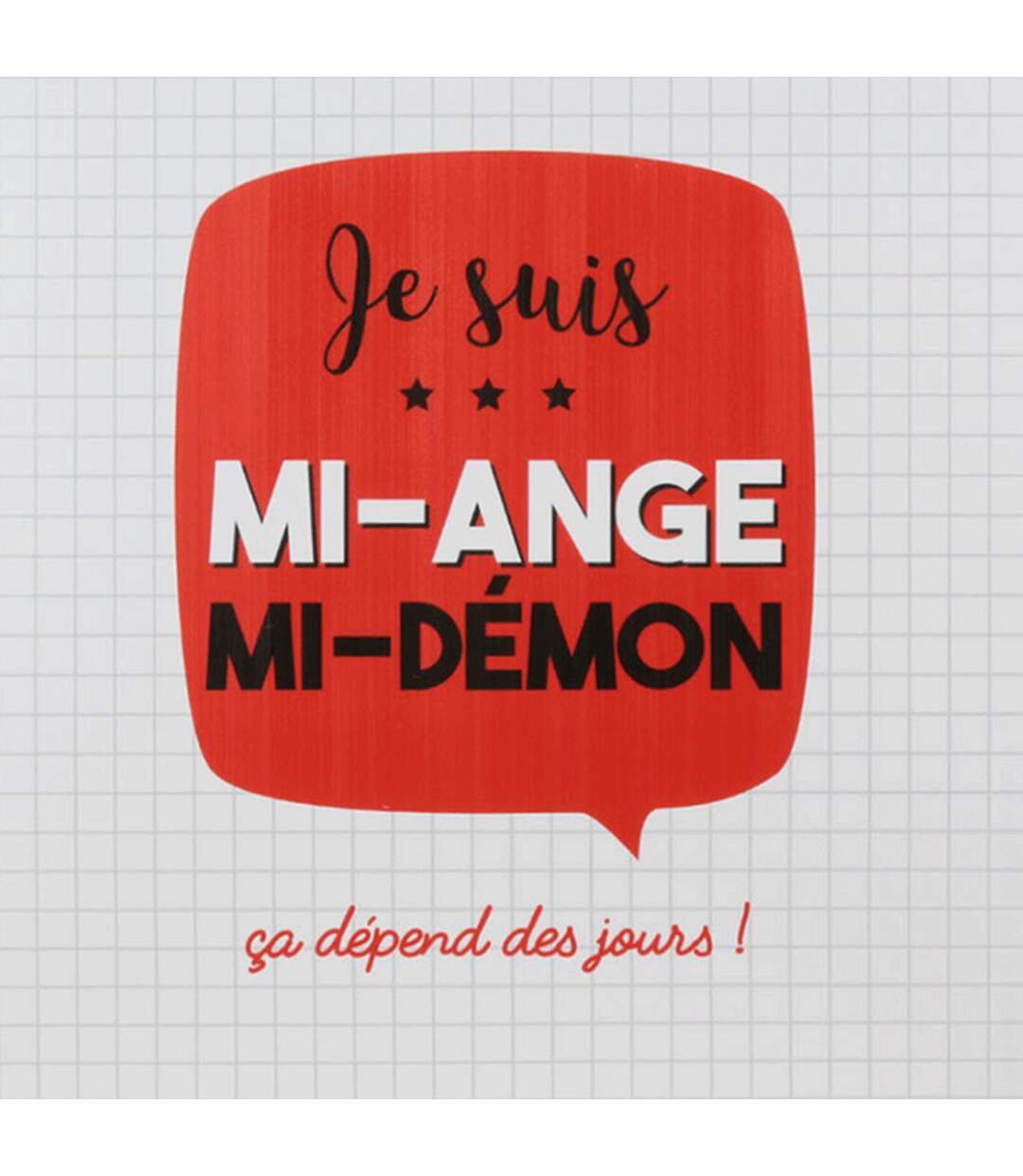 Lot de 2 sets de table JE SUIS-3