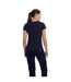 Womens/ladies Logo T-shirt Navy Canterbury-3