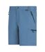Short Uni À Taille Semi-élastiquée Leesville Homme Bleu De Gris Regatta-4