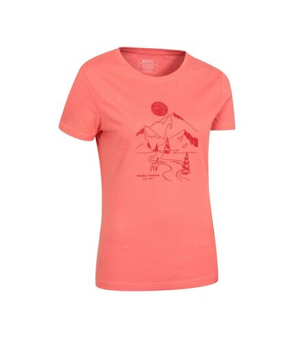 T-shirt trail femme rose pâle Mountain Warehouse