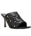 Womens/ladies Majji Leather Heeled Mule Slippers Black Ted Baker-1