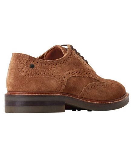 Mens hatfield classic leather brogues ginger Base London