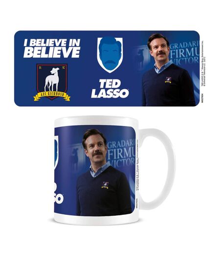 Ted Lasso I Believe In Believe Mug (White/Blue) (One Size) - UTPM3760