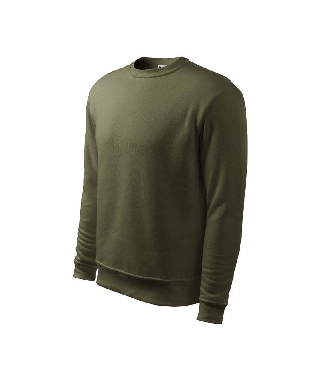 Sweat Essential Homme Vert Kaki Malfini-3