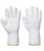 Unisex adult seamless heat resistant glove l white Portwest-1