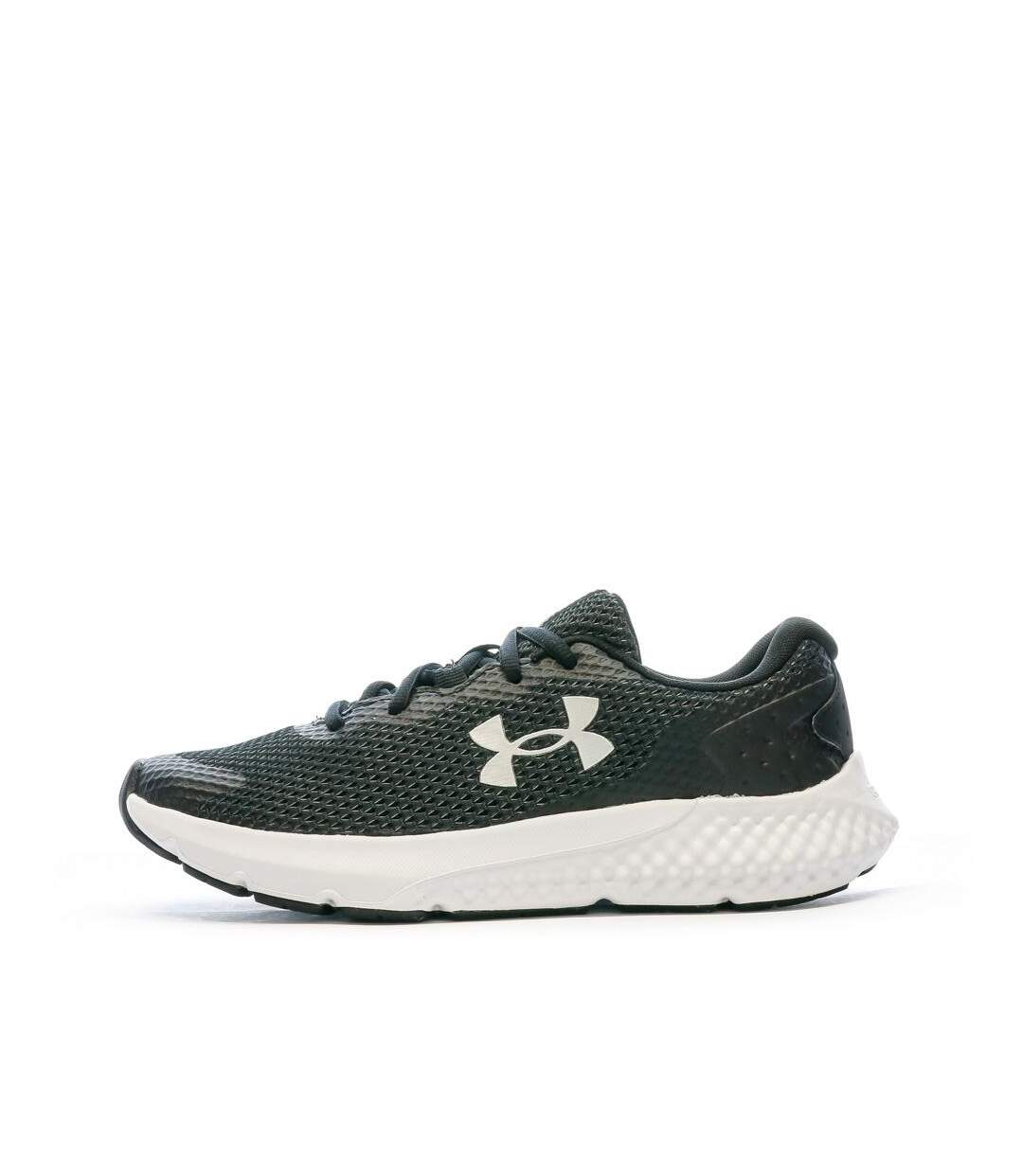 Chaussures de running noires/blanches femme under armour charged rogue-1