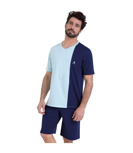 Pyjama court col V homme Ecopack Athena