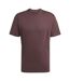 T-shirt Motif/style Logo Essentials Homme Marron Adidas-2