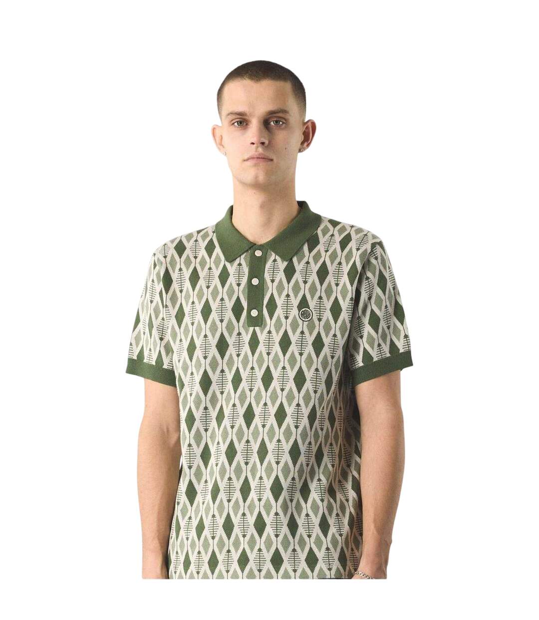 Polo Homme Vert Pretty Green-3