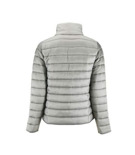 SOLS Womens/Ladies Ride Padded Water Repellent Jacket (Metal Grey)