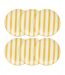 Lot de 6 Assiettes à Dessert Charlie 19cm Jaune-1