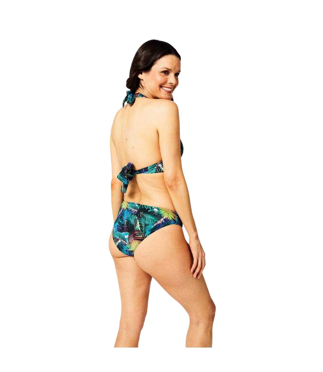 Womens/ladies Icon Venetian Bikini Bottoms Dark Jungle Biba-3