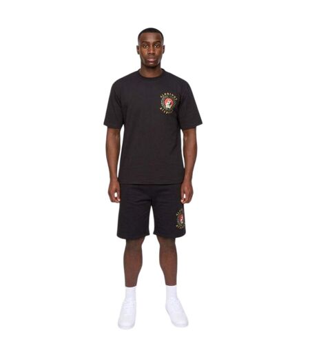 T-shirt Manches Courtes Motif/style Imprimé Graphique Homme Noir Glorious Gangsta