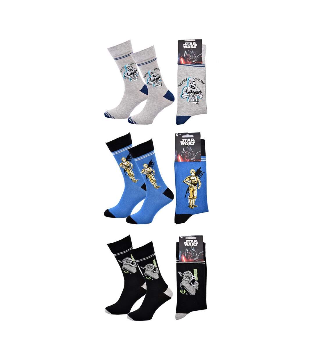Chaussettes Pack Cadeaux Homme LICENCE - Pack de 3-3