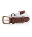 Ceinture En Simili Cuir Et Toile Homme Blanc Asquith & Fox-2