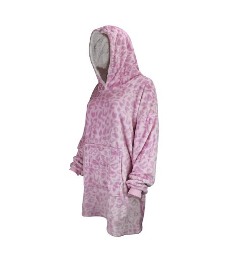 Ladies Fleece Lined Blanket Hoodie | Cute Loungewear Top with Hood