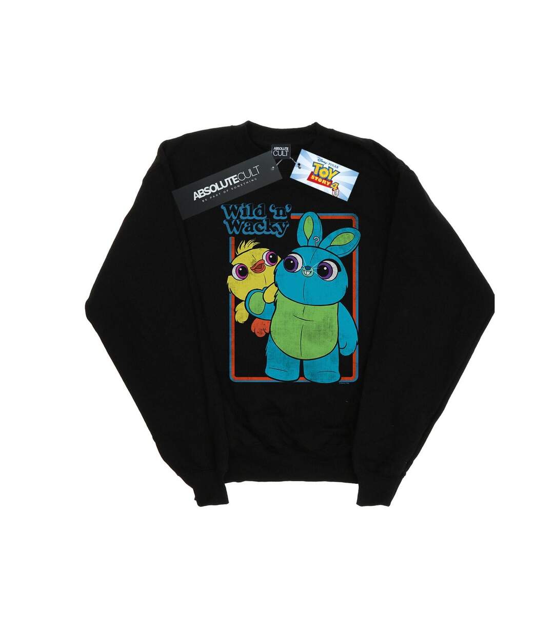 Disney Sweat Womens/Ladies Toy Story 4 Duck And Bunny Wild And Wacky Sweatshirt (Noir) - UTBI42052-1